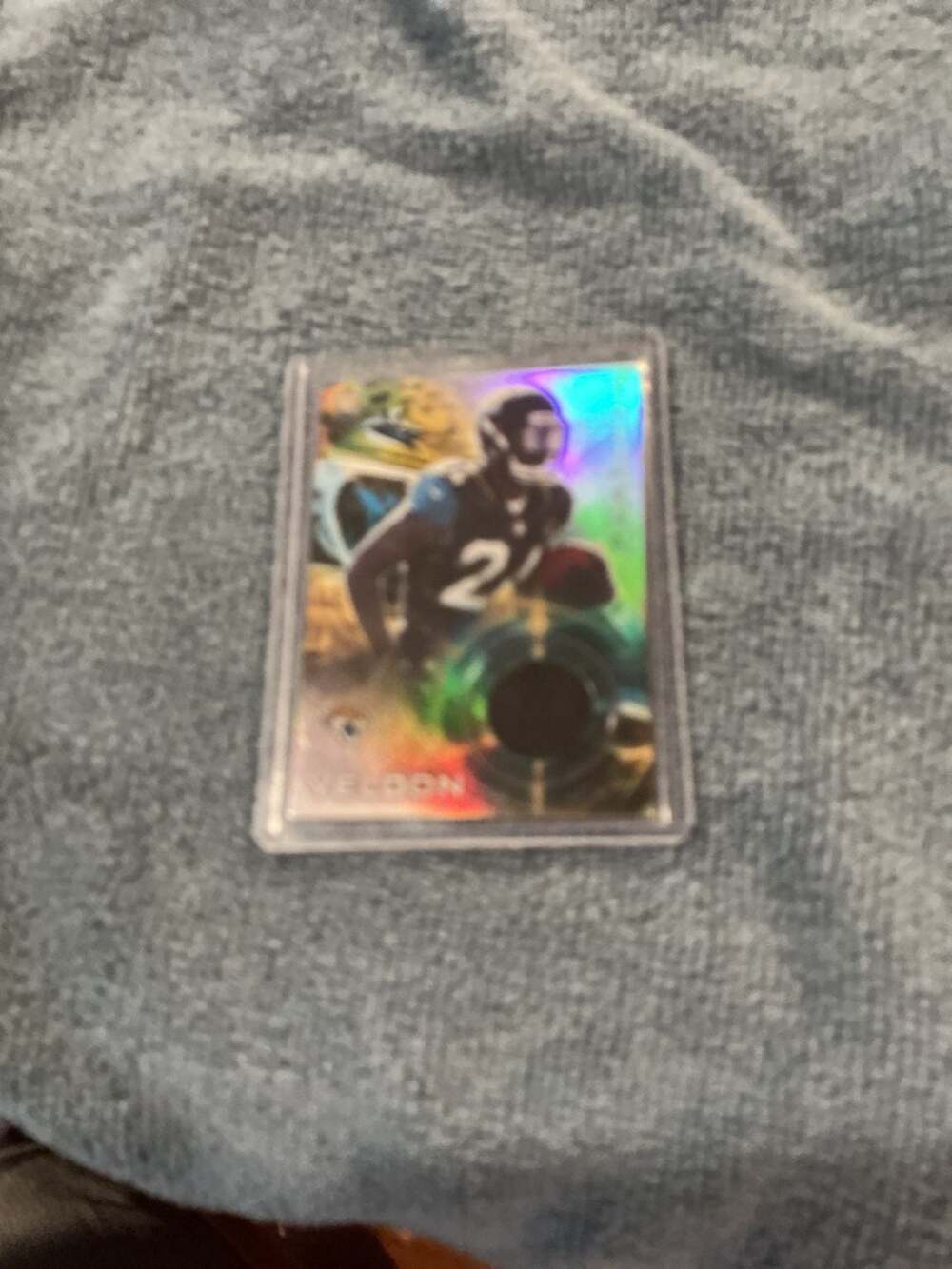 T J Yeldon Jacksonville Jaguars '15 Topps Platinum Rookie Relic Jersey Card Mint